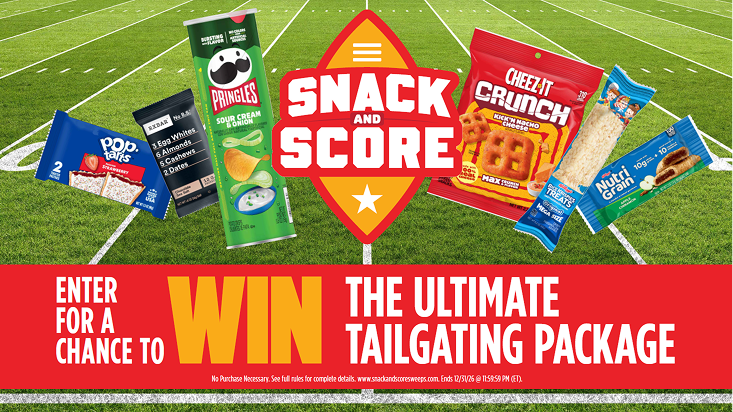 AFH Snack and Score, enter a chance to win the ultimate tailgating package